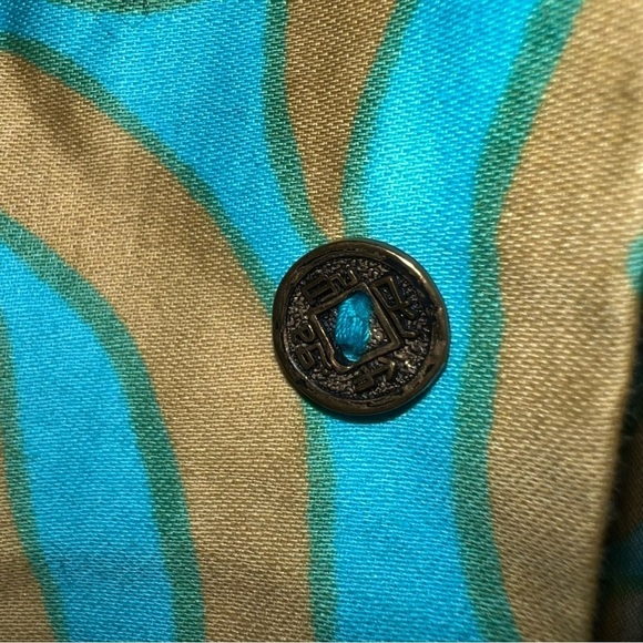 Vintage Hawaiian Short Sleeved Button Front Casual Shirt Cotton Unisex Size Med - Picture 12 of 12